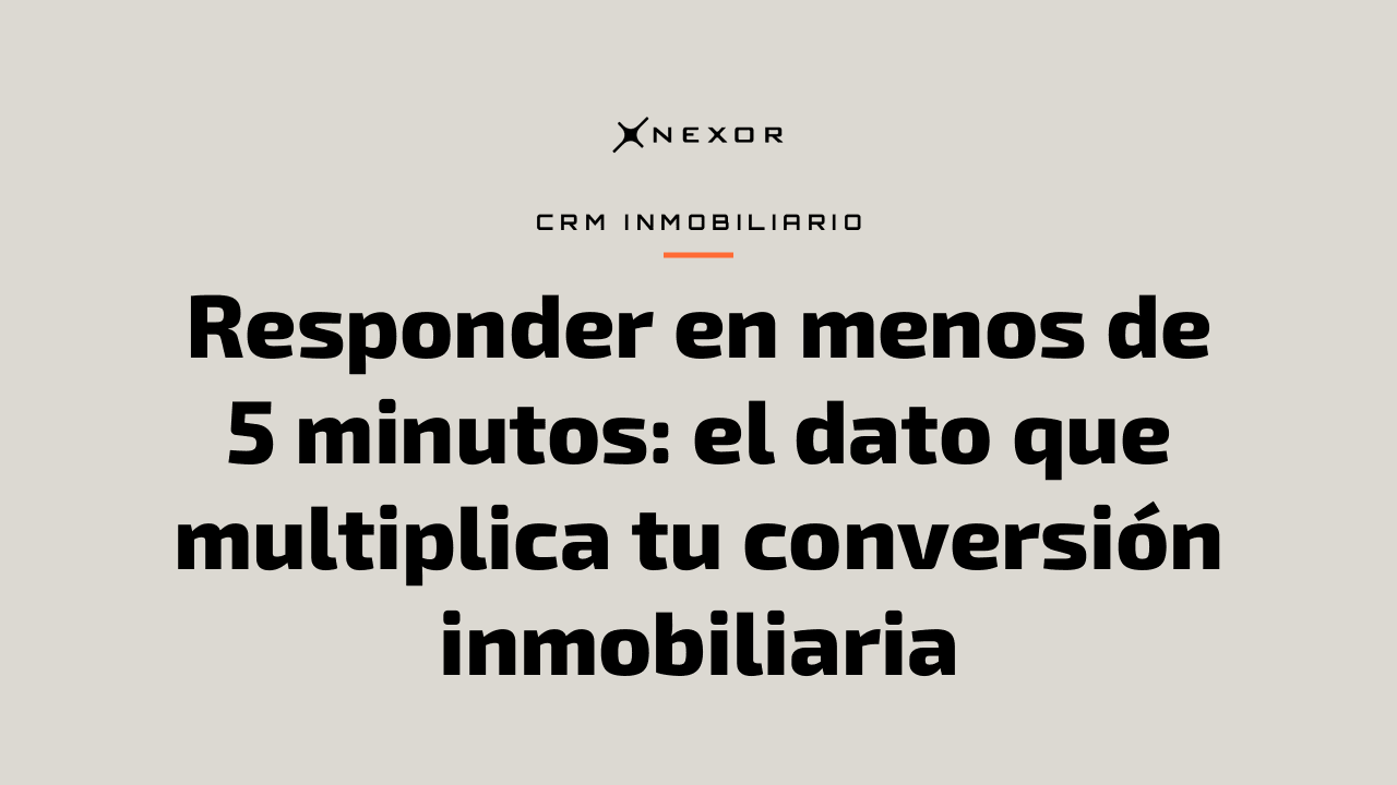 Responder en menos de 5 minutos: el dato que multiplica tu conversión inmobiliaria